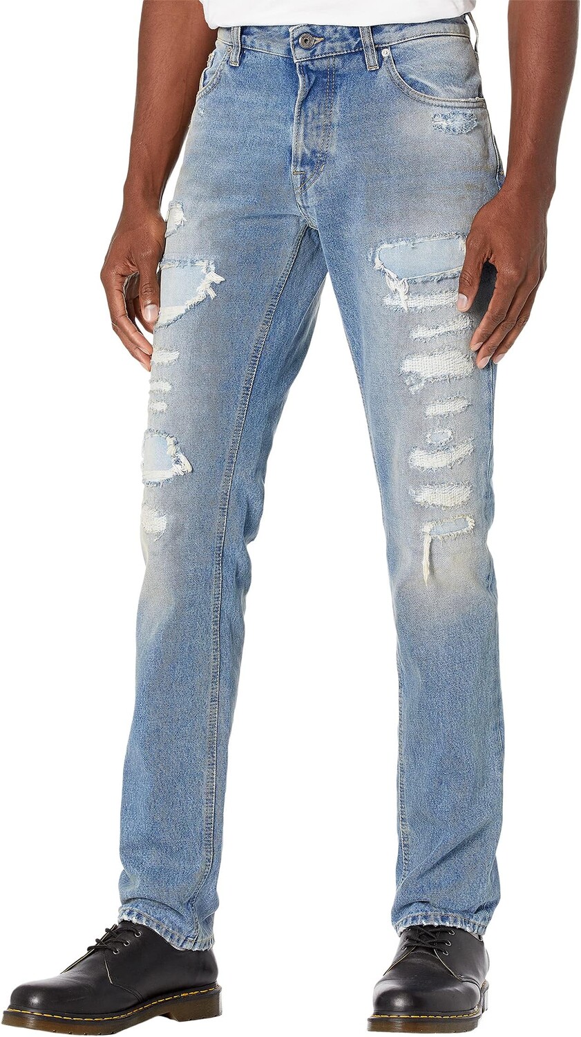 

Джинсы Just Slim Fit Distressed Denim Just Cavalli, синий