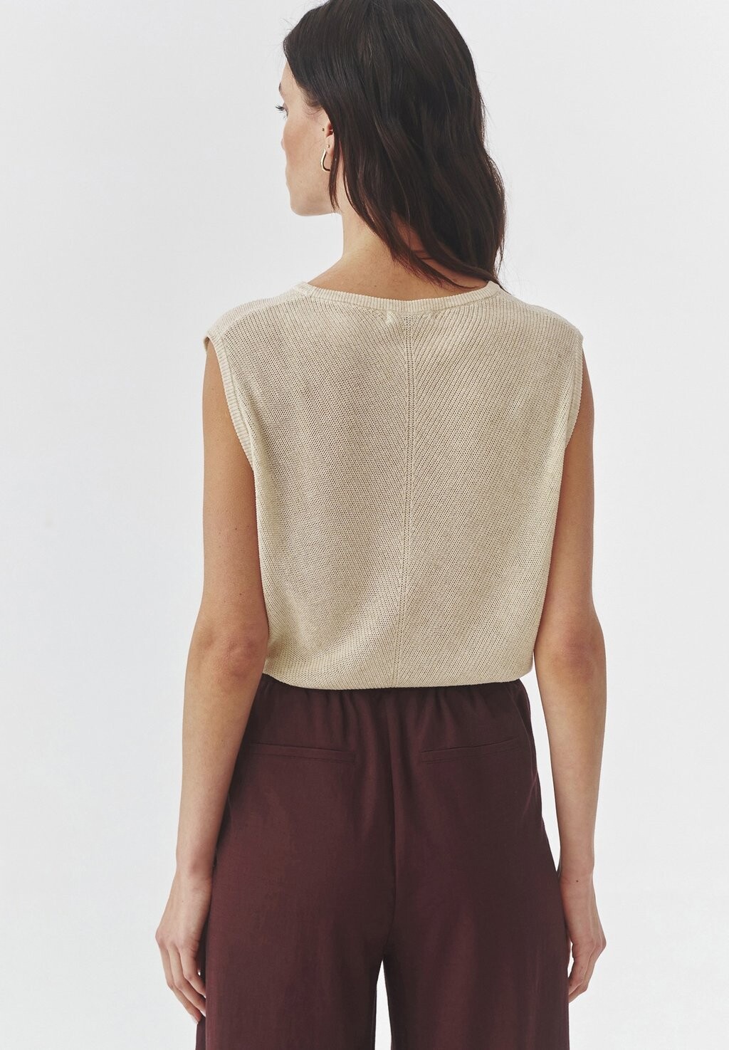 

Вязаный свитер SIKRA TATUUM, бежевый