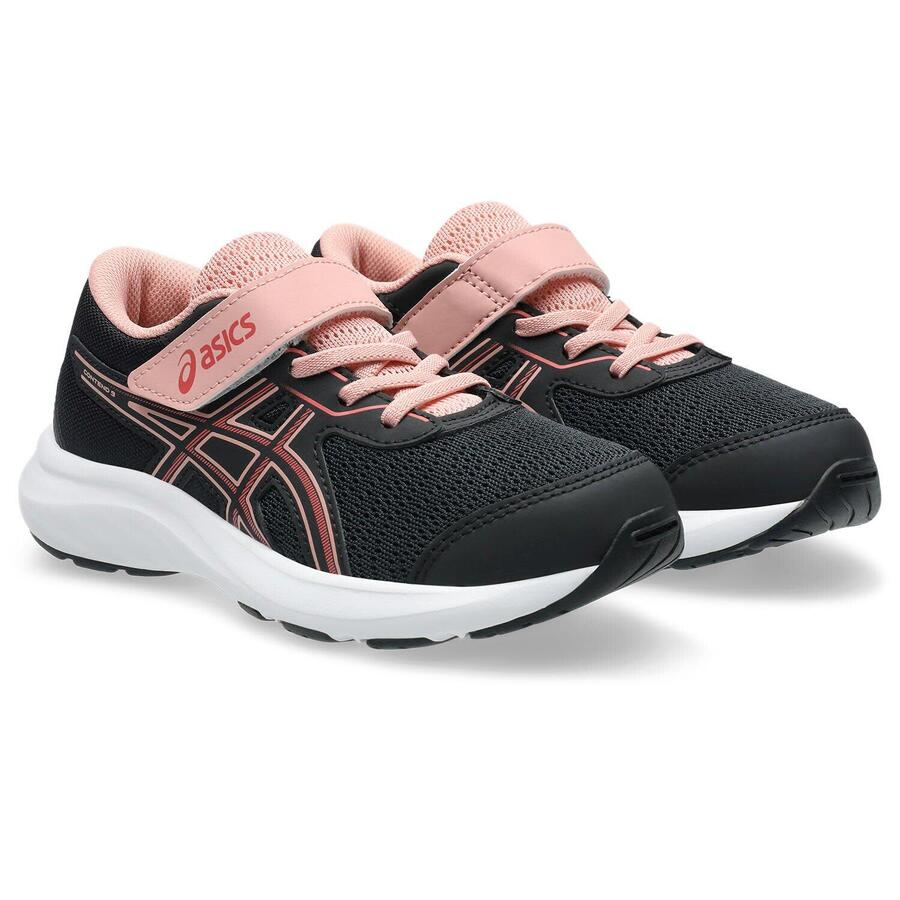 Детские мультиспортивные кроссовки ASICS Gel-Contend 9 PS — чёрный/тёмно-розовый — фото 2