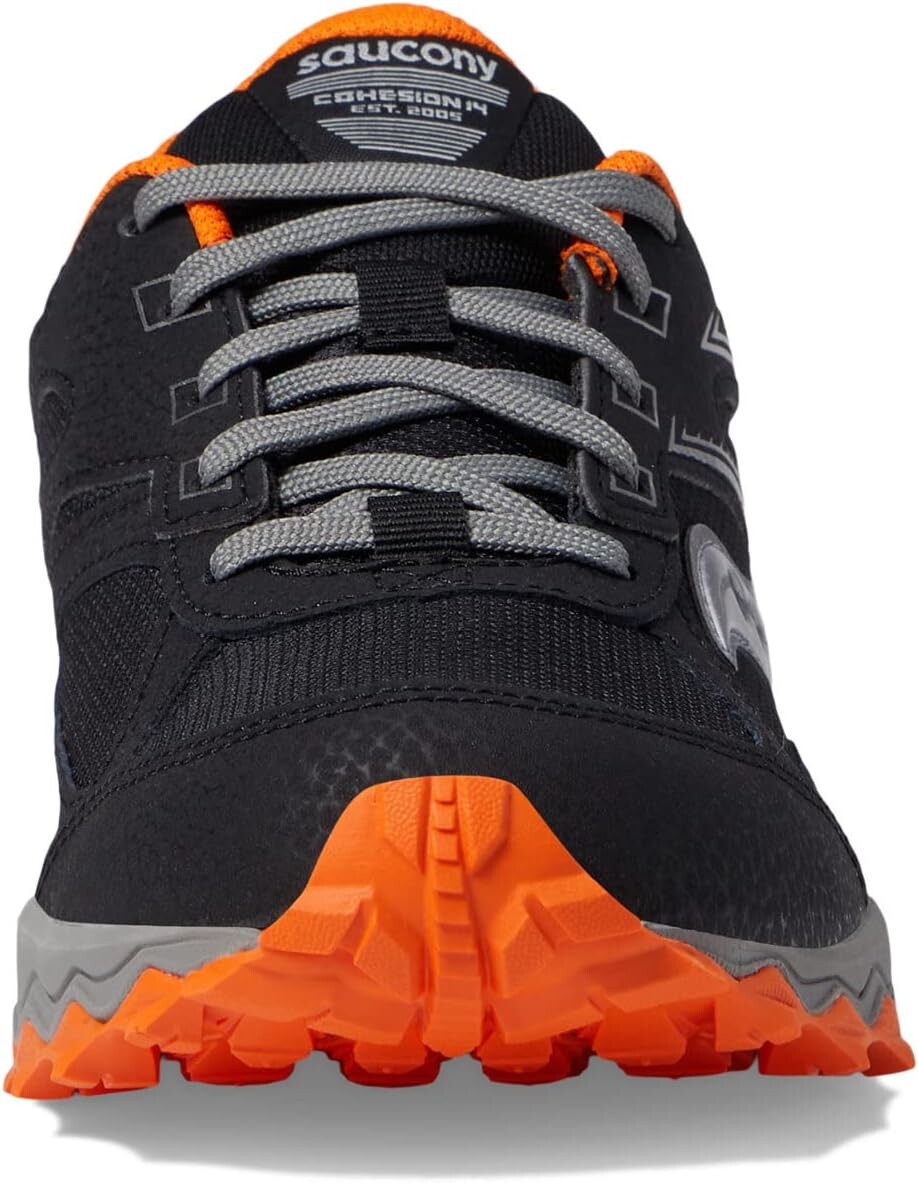 Кроссовки Saucony Kids Cohesion TR14 LTT Trail Running Shoe  Saucony Kids, цвет Black/Orange — фото 3