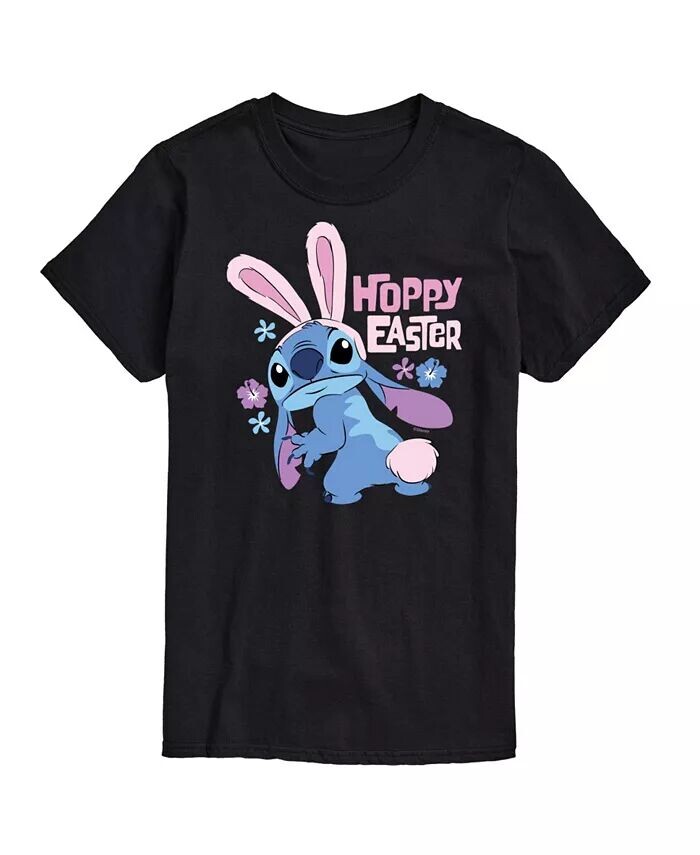 

Мужские футболки с коротким рукавом Lilo and Stitch AIRWAVES, черный