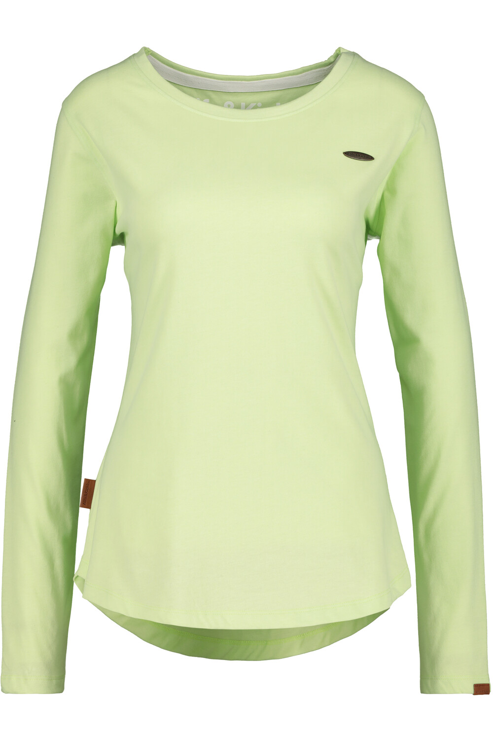 

Лонгслив alife and kickin, Langarmshirt, Pullover, Longshirt LeaAK A, лаймовый