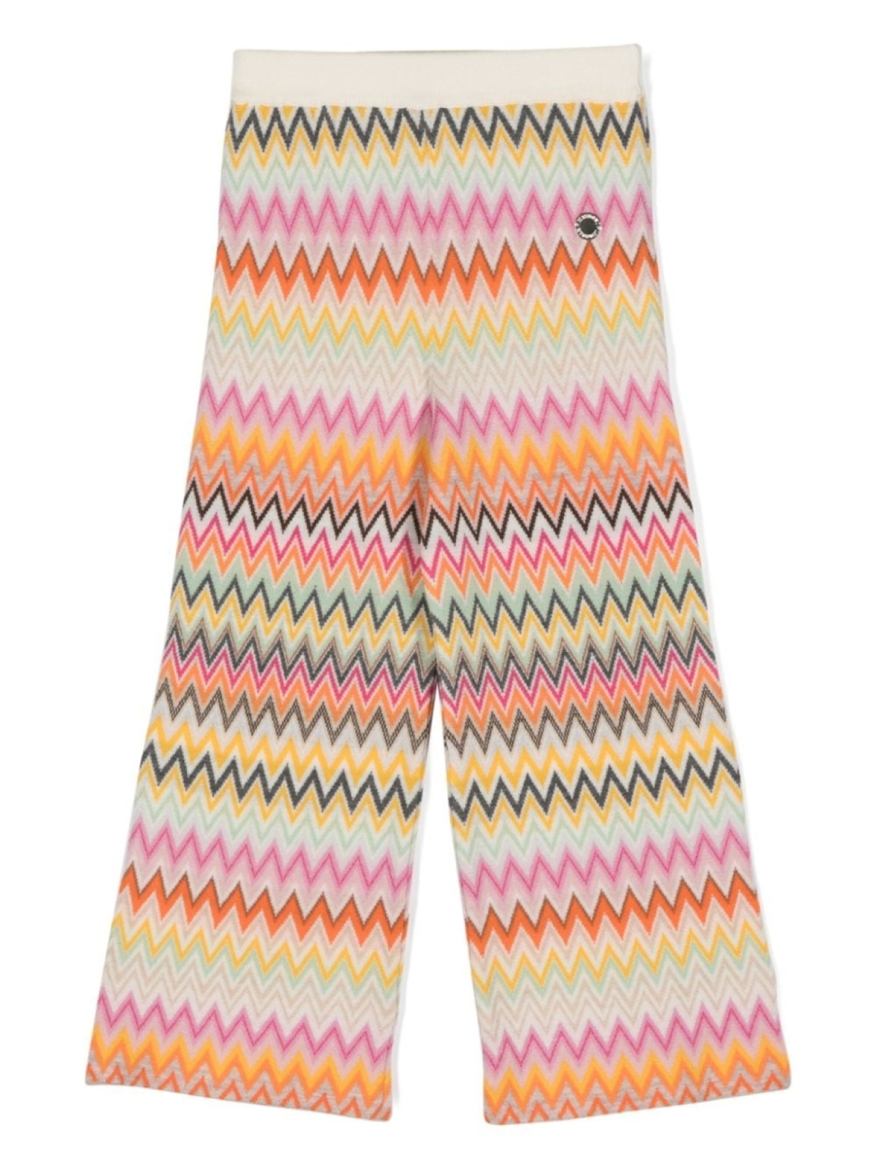 

Missoni Kids брюки с узором зигзаг, белый