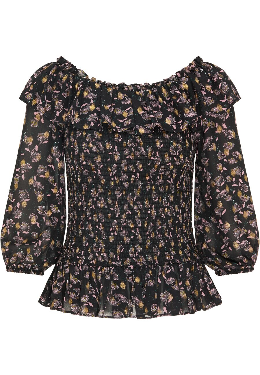 

Блузка с коротким рукавом DreiMaster Vintage Blouse, черный