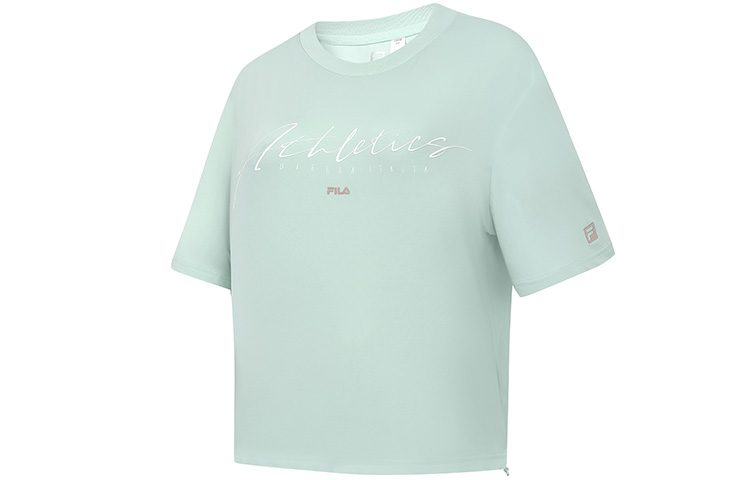 

Футболка женская Asphalt Gray Green FILA