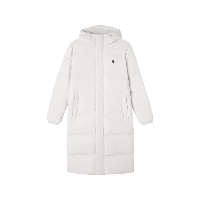 

Le Coq Sportif Длинное пуховик унисекс, Ivory White