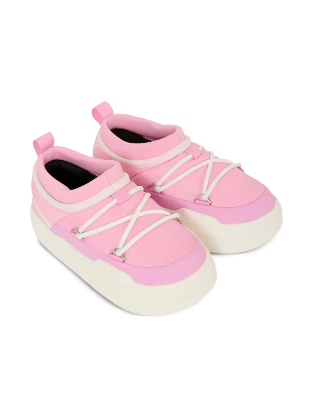 

Ботинки Moon Boot Kids Park Icon со шнуровкой и без застежек, розовый