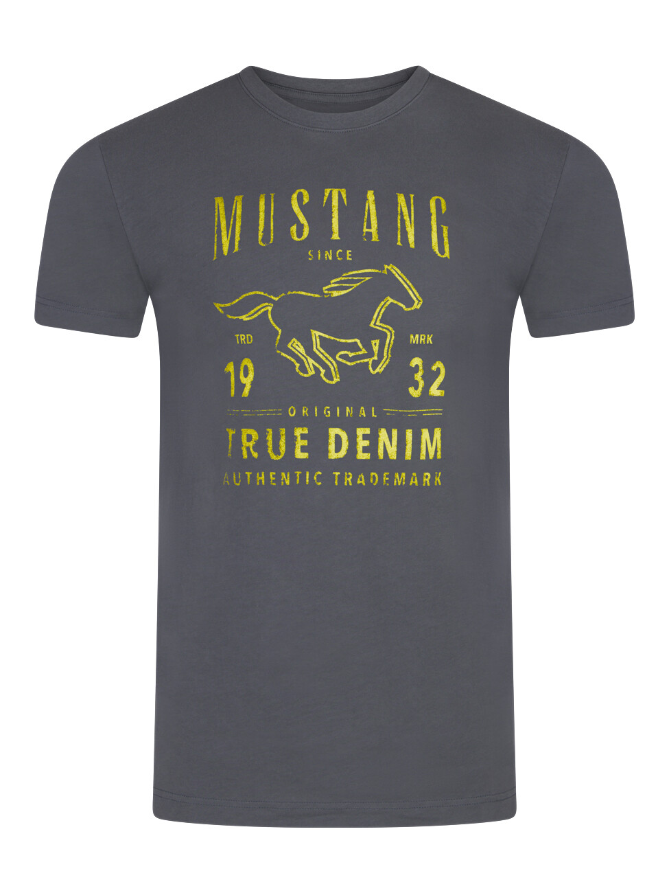 

Футболка Mustang Basic Print Tee, серый