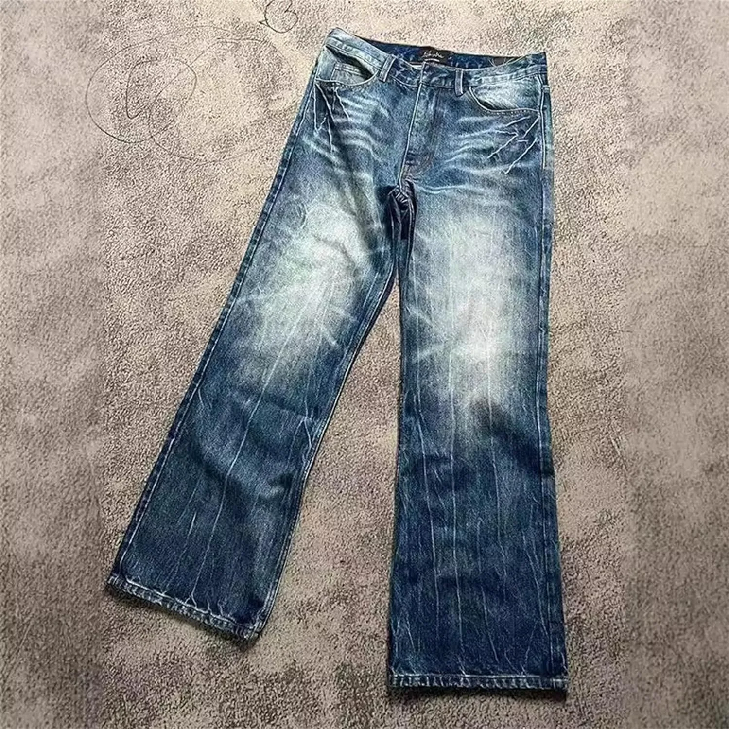 Женские джинсы-брюки с широкими штанинами High Waisted Loose Boyfriends — фото 2