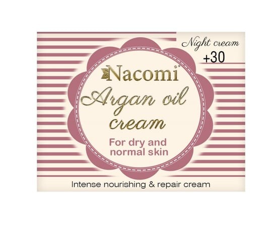 

Аргановый крем с гиалуроновой кислотой на ночь, 50 мл Nacomi, Argan Oil 30+