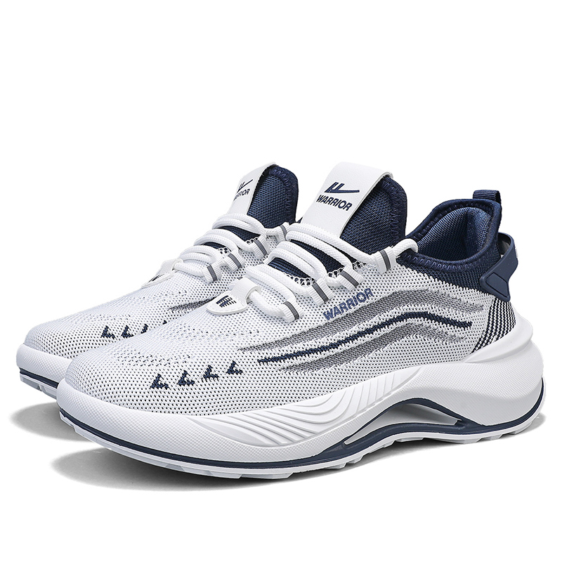 

Износостойкие и легкие низкие кроссовки на массивной подошве для мужчин WARRIOR, White Gray