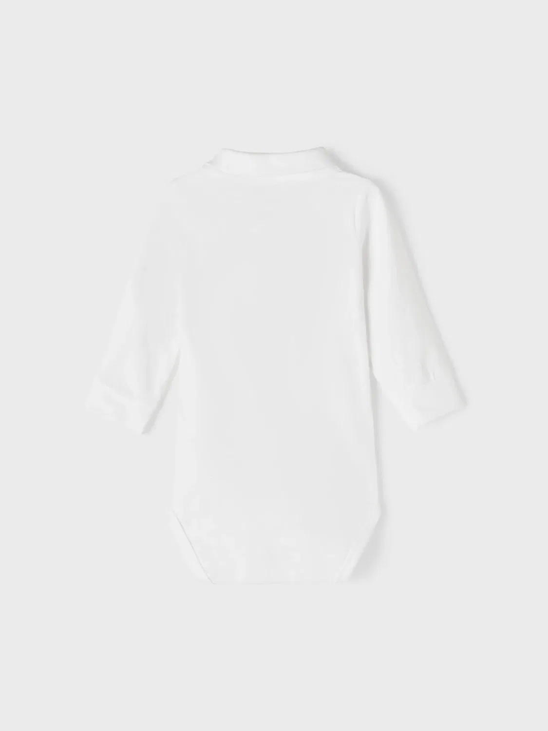 Боди с поло из органического хлопка Name it, bright white — фото 2