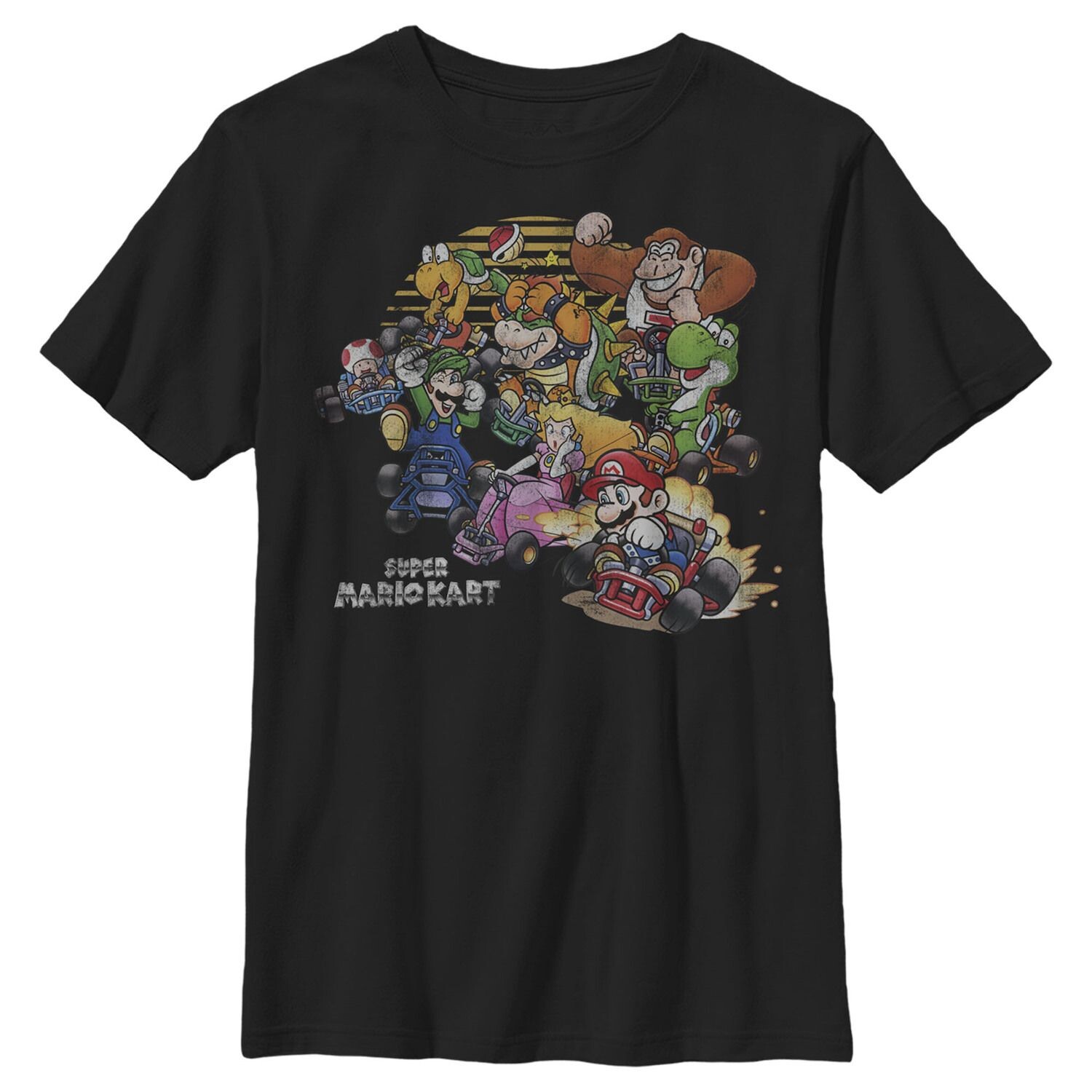 

Футболка с рисунком Nintendo Sunset Kartin для мальчиков 8–20 лет Licensed Character