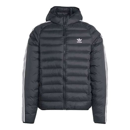 

Куртка оригинальная стеганая куртка с капюшоном Adidas, черный