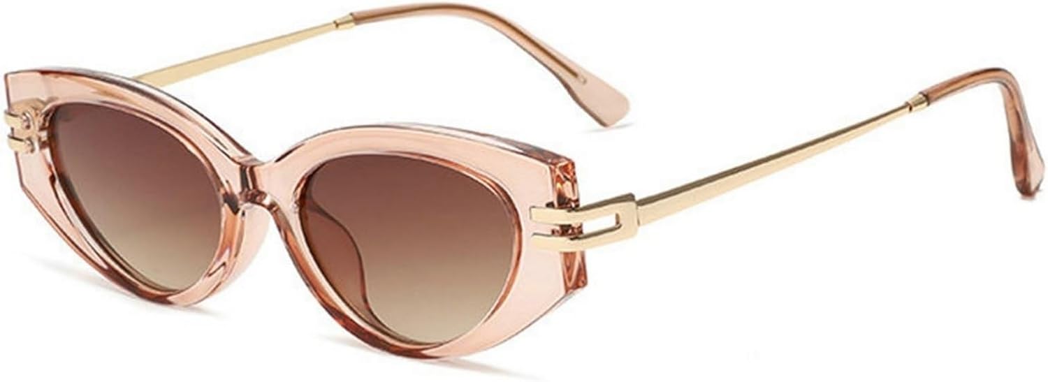 

Солнцезащитные очки COTIA Fashion Cat Eye для женщин и мужчин, с оригинальным дизайном, овальной формы, для использования на открытом воздухе, повседневные солнцезащитные очки, Light Tea