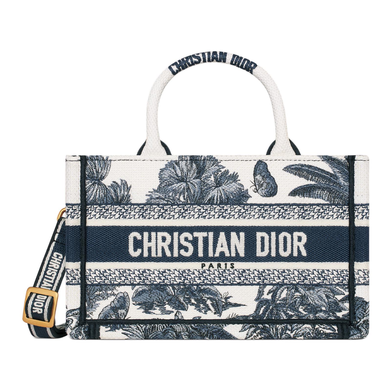 

DIOR Книжная хлопковая сумка тоут