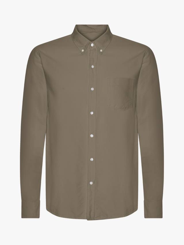 

Рубашка из хлопкового оксфорда с отложным воротником Colorful Standard, Dusty Olive