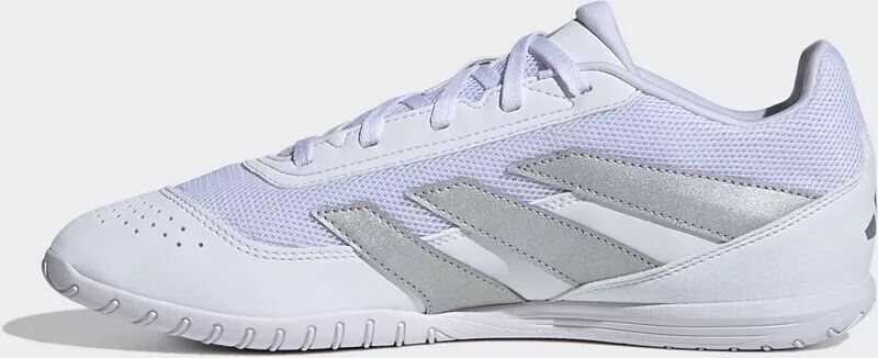 Футбольные бутсы Adidas Predator Club Indoor Sala, белый/серебристый — фото 3