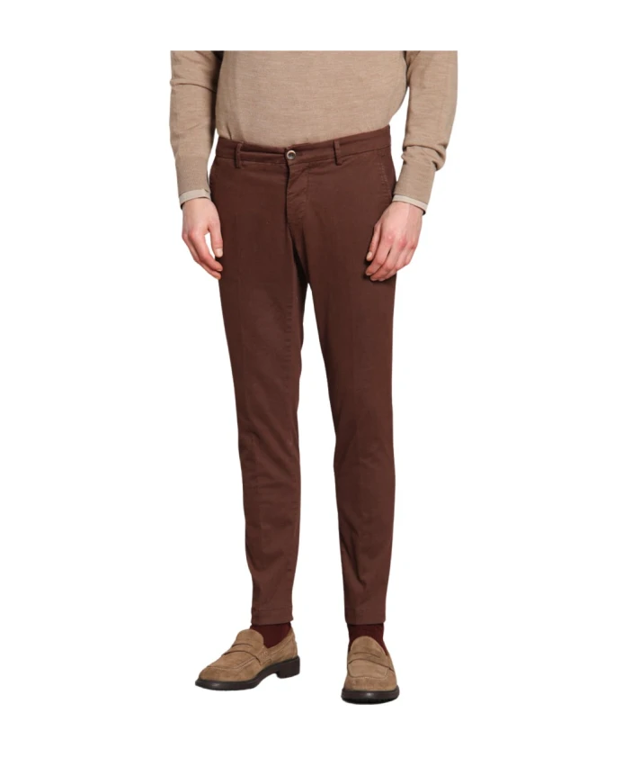 

Узкие эластичные брюки чинос цвета какао Mason'S, коричневый