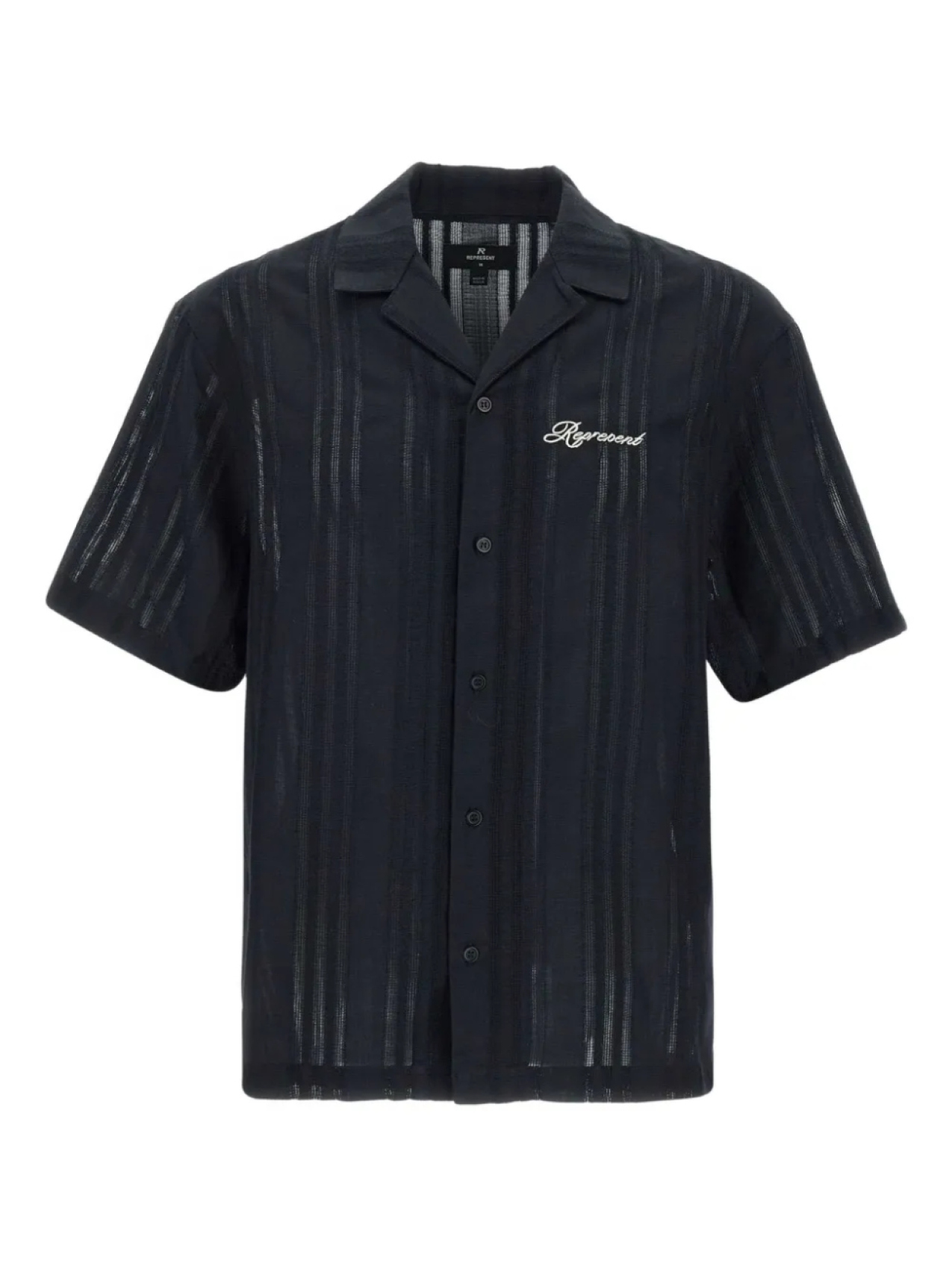 

Рубашка Represent logo-embroidered shirt, черный