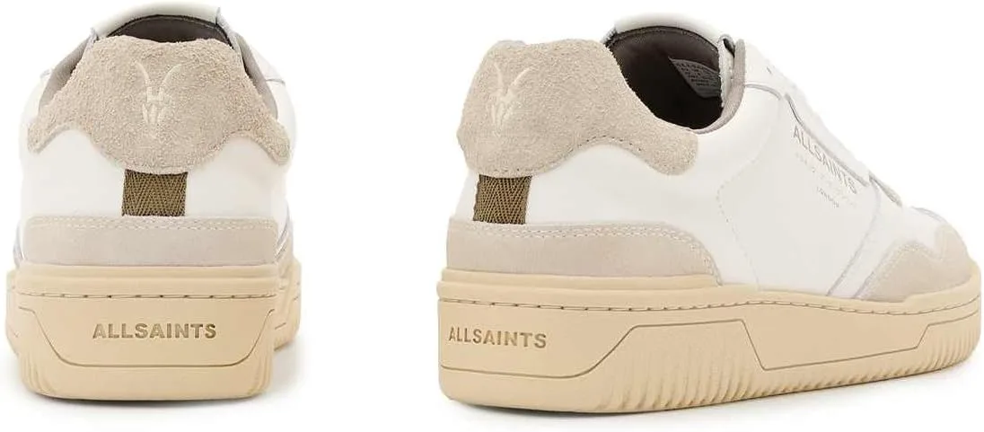 Мужские кеды AllSaints Regan Low Top, белый/серый — фото 3