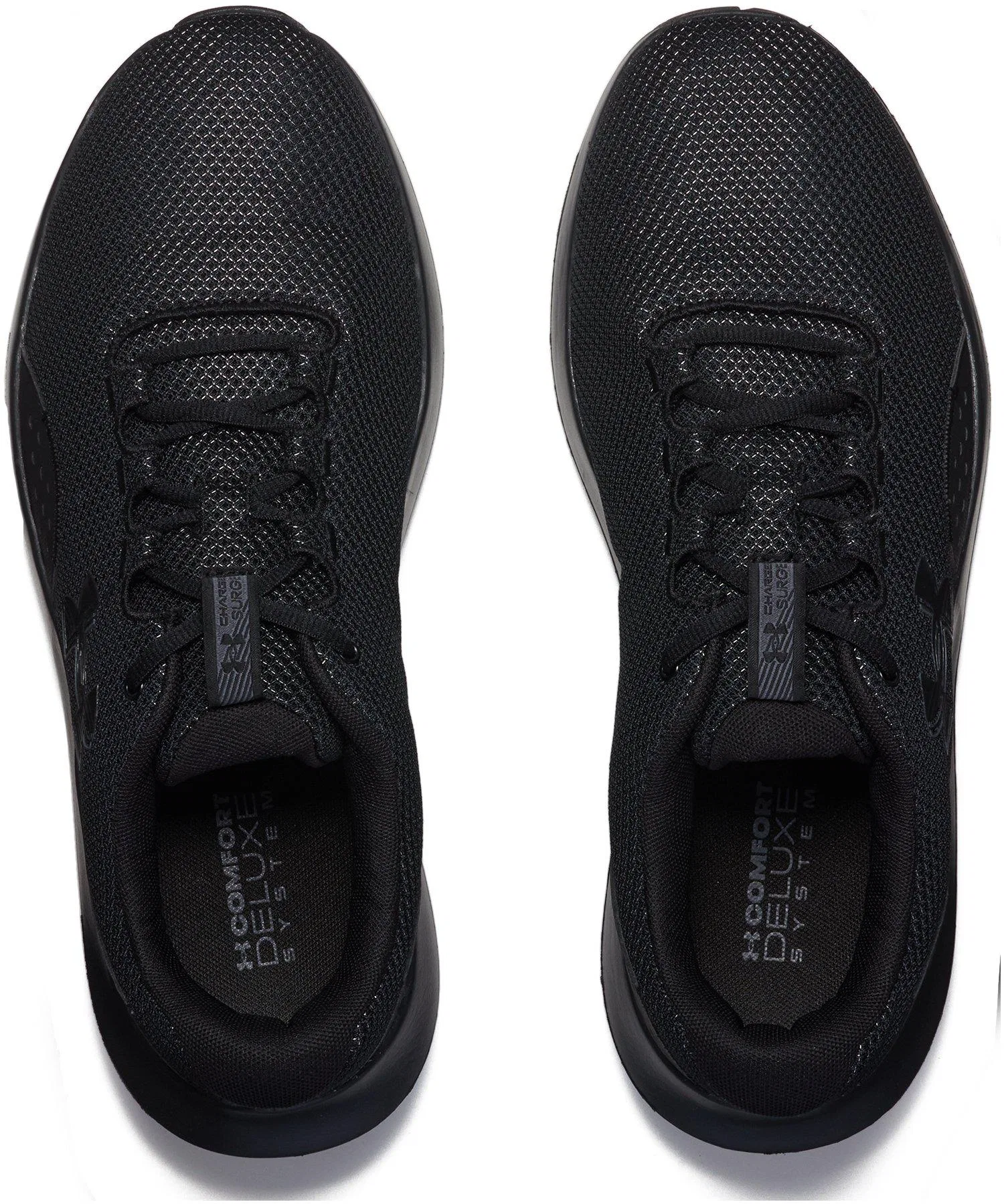 Мужские кроссовки UNDER ARMOUR Charged Surge 4 Extra Wide чёрные — фото 3