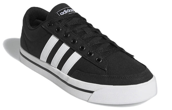 Кроссовки adidas neo Retrovulc 'Black White', черный — фото 3