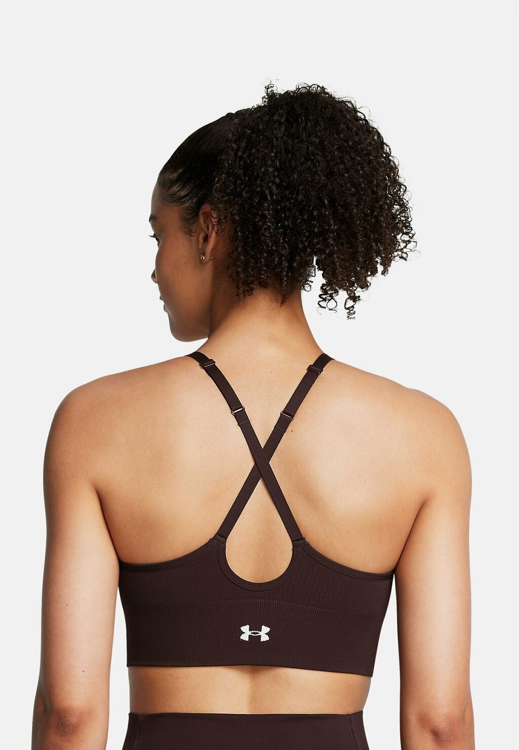 

Спортивный бюстгальтер с легкой поддержкой VANISH SEAMLESS LOW Under Armour, коричневый