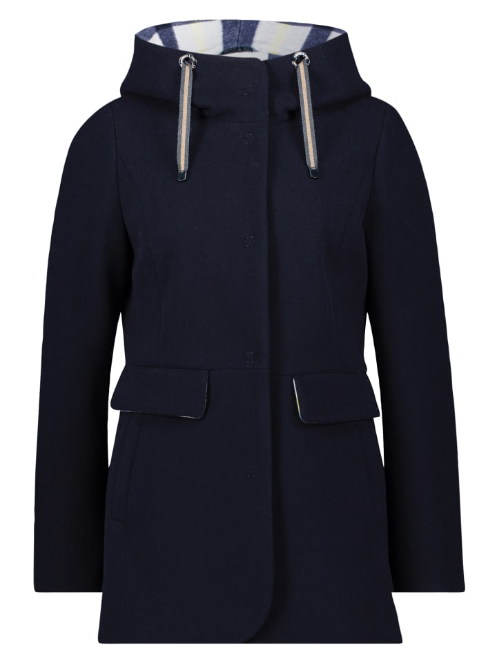 

Шерстяная куртка AMBER & JUNE, темно-синий