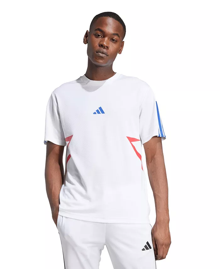 

Мужская футболка House of Tiro Color Block adidas, белый