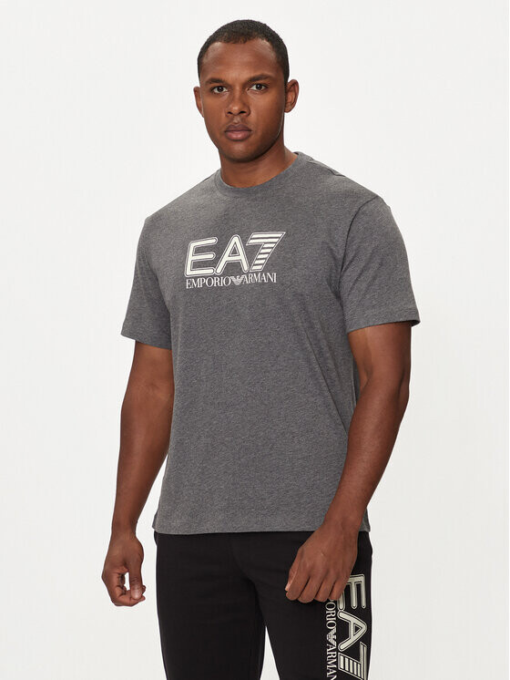 

Футболка стандартного кроя Ea7 Emporio Armani, серый