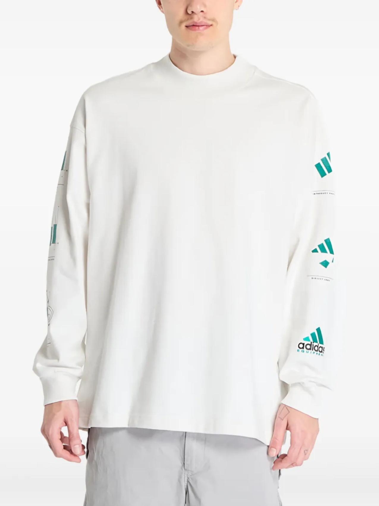 

Adidas футболка с круглым вырезом, белый