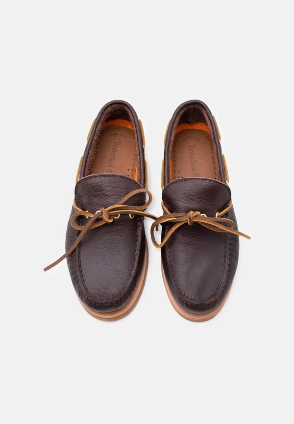 Лодка ручной работы, туфли с одним глазом Timberland, Dark Brown — фото 4