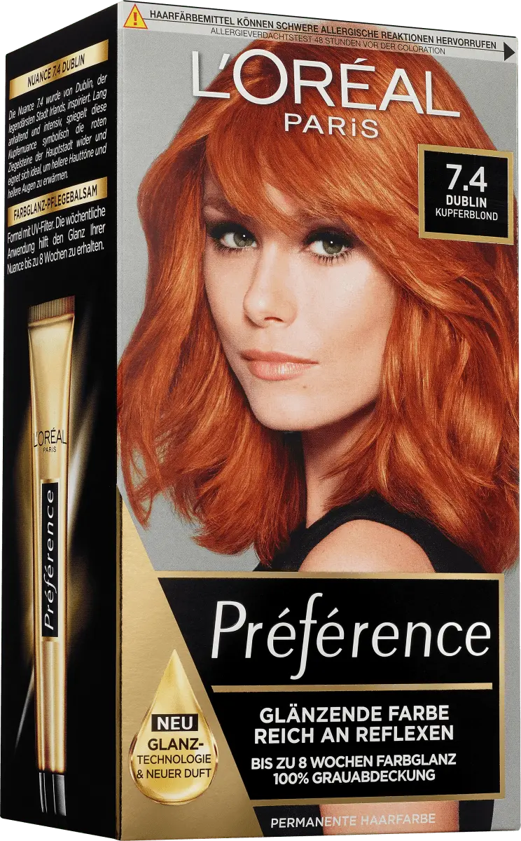

Краска для волос 7.4 Дублин медный блондин 1 шт. L'Oreal