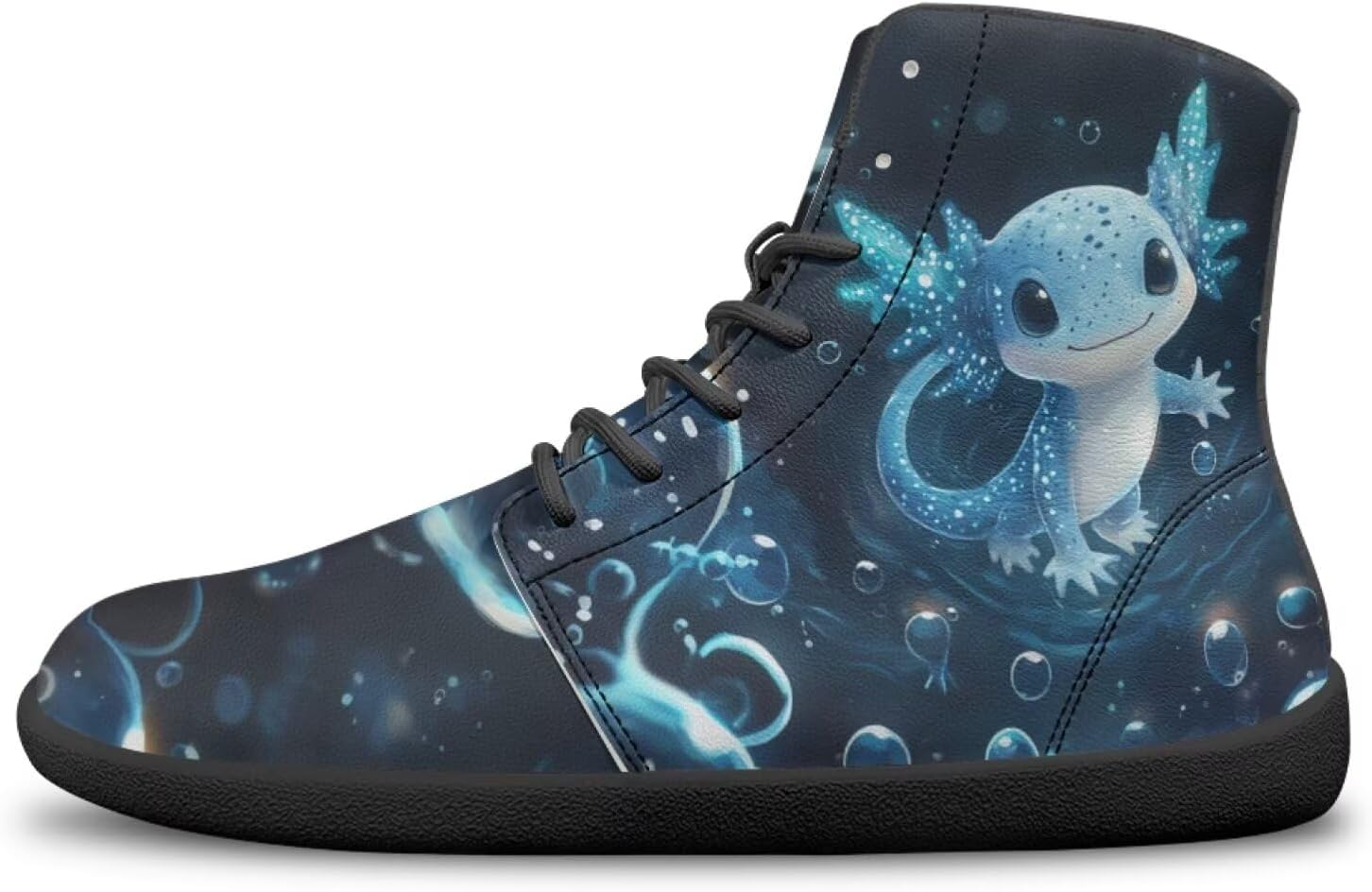 

Кроссовки высокие босоножки для женщин и мужчин плоские босые спортивные ботинки Bychecar, синий