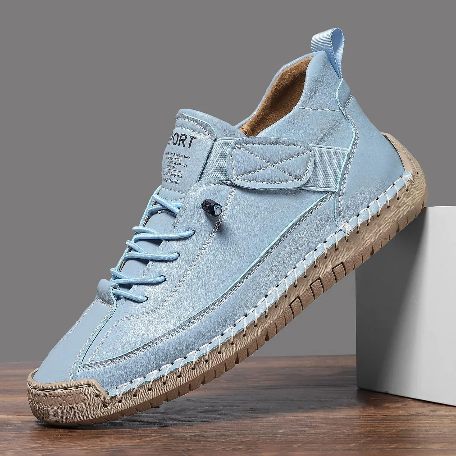 Лоферы мужские из натуральной кожи, Sky Blue SywzX&xfybz — фото 3