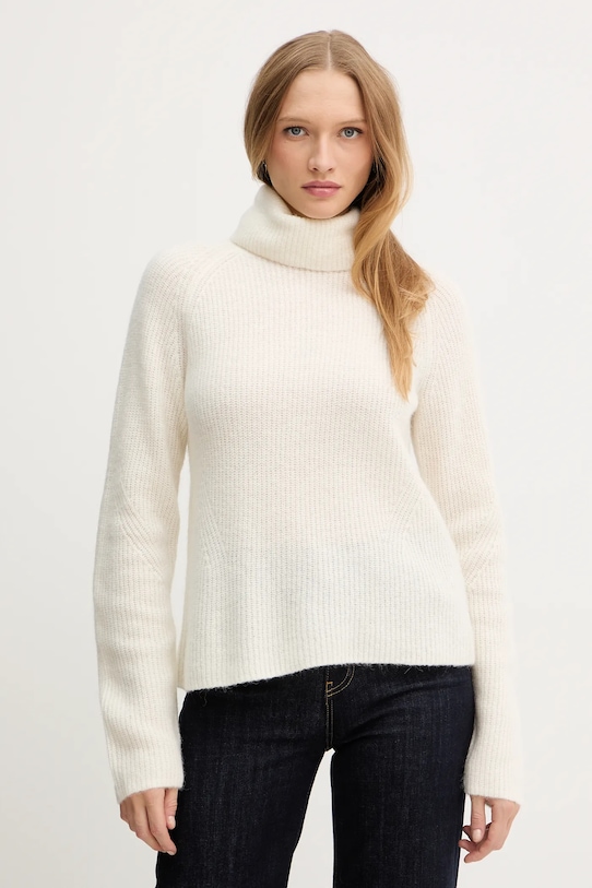 

Свитер из смесовой шерсти Boss Orange, бежевый