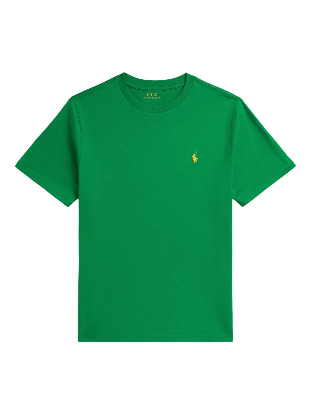 

Футболка с вышитым логотипом Polo Ralph Lauren Kids, зеленый