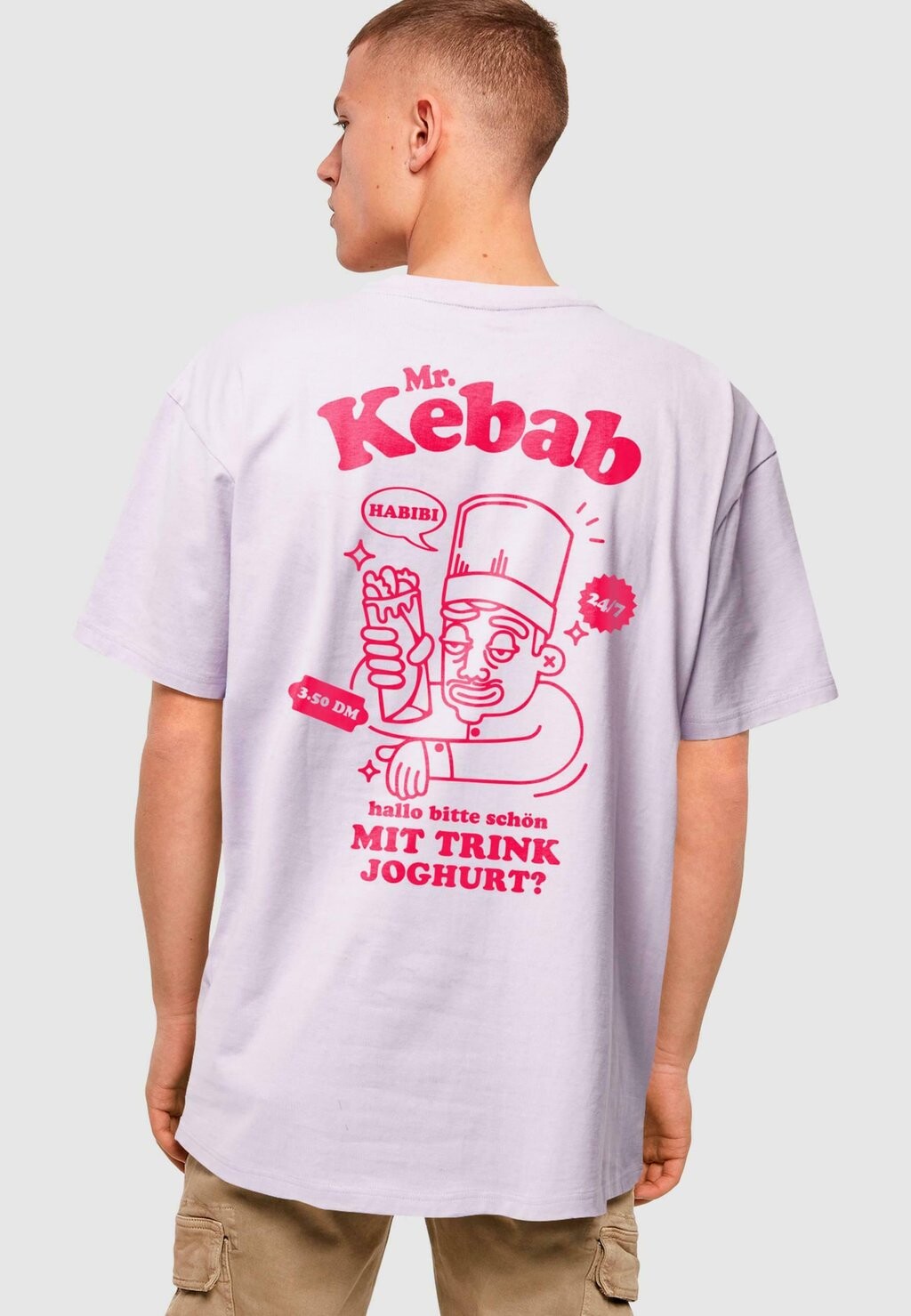 

Футболка с принтом Mrkebab Heavy Merchcode, цвет lilac