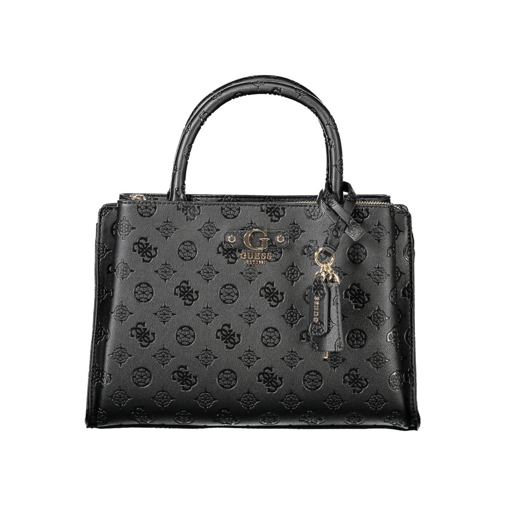 

Черная полиэтиленовая женская сумка Guess Shoes