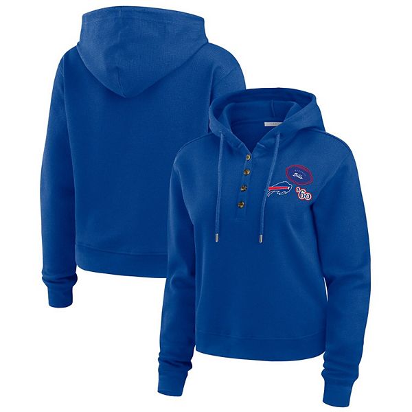 

Толстовка с капюшоном waffle Women's royal buffalo bills Wear By Erin Andrews