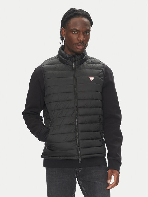 

Утепленный жилет regular fit M5RN55 WHAB2 Guess Jeans, черный