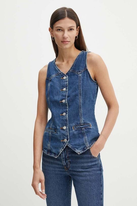 

Джинсовый жилет Levi's, темно-синий
