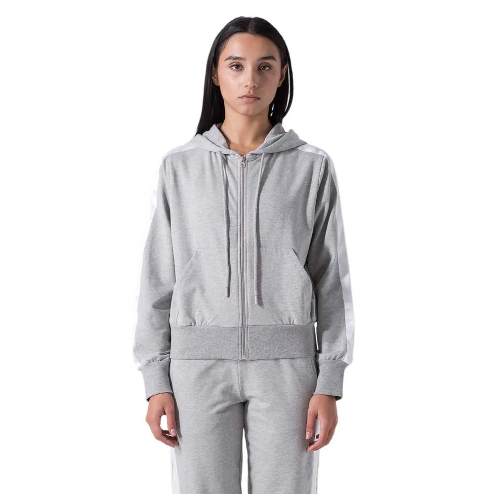 

Толстовка Everlast Felpa strechech inserts full zip, серый