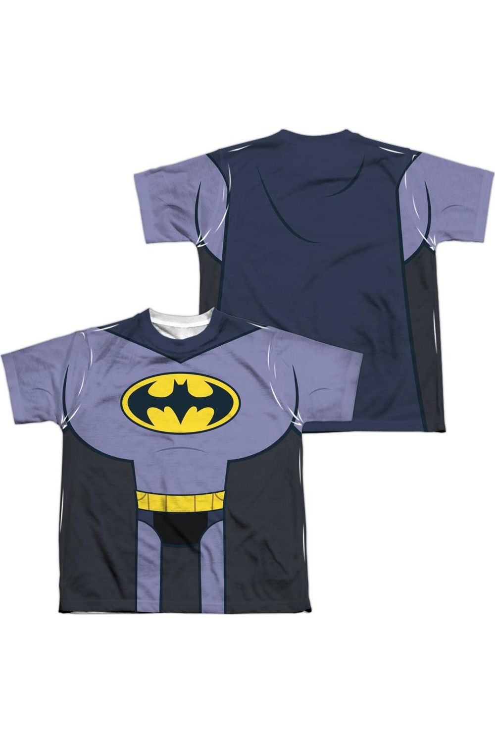 

Детская футболка с коротким рукавом из полиэстера с принтом Бэтмена из мультсериала «Юные Титаны отправляются в кино» (спереди и сзади) Gildan, мультиколор, Титановый, Детская футболка с коротким рукавом из полиэстера с принтом Бэтмена из мультсериала «Юн