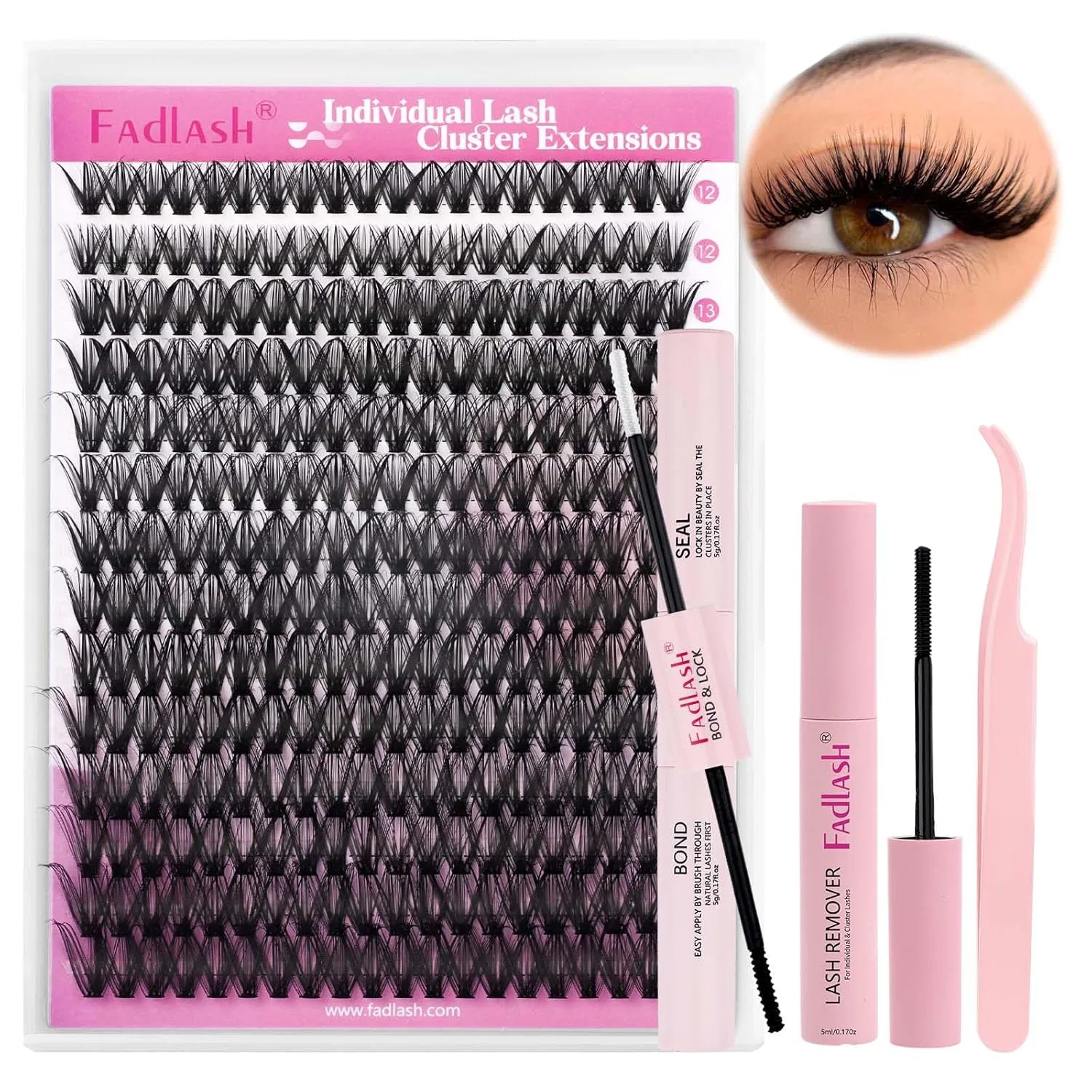 Набор для наращивания ресниц «DIY Eyelash Extensions Kit» от FADLASH Fadlash