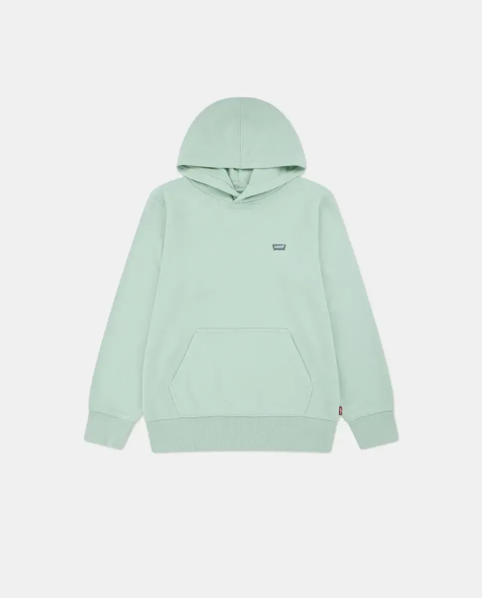 Толстовка с капюшоном Levi's Mini Batwing, зеленый
