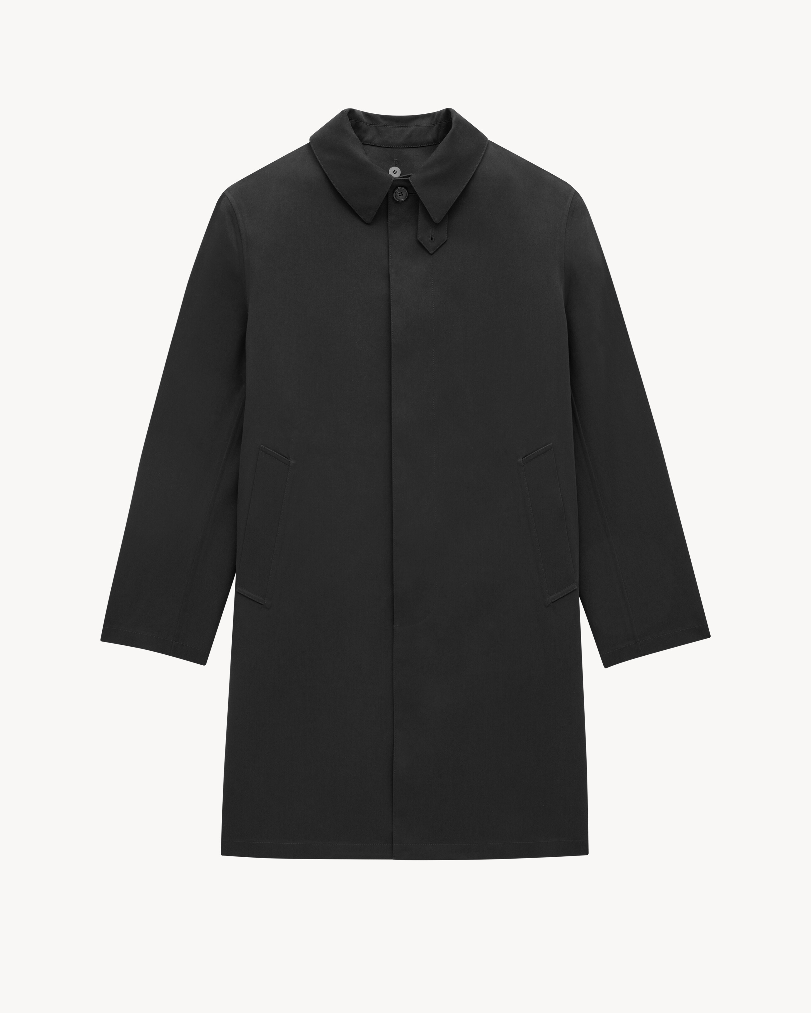 Пальто из водоотталкивающей ткани Saint Laurent, черный — фото 3