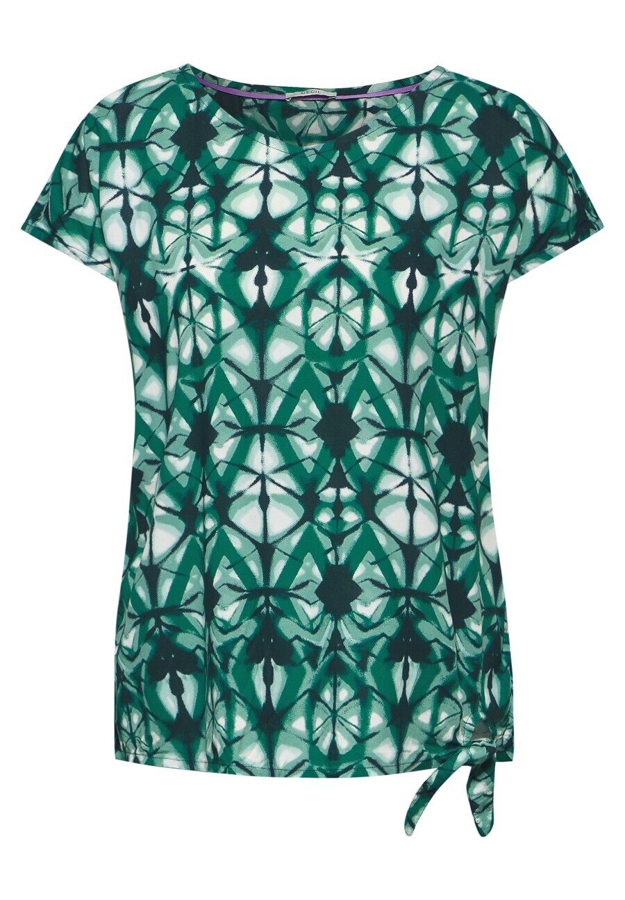 

Блузка с коротким рукавом CECIL Blouse, цвет mottled green