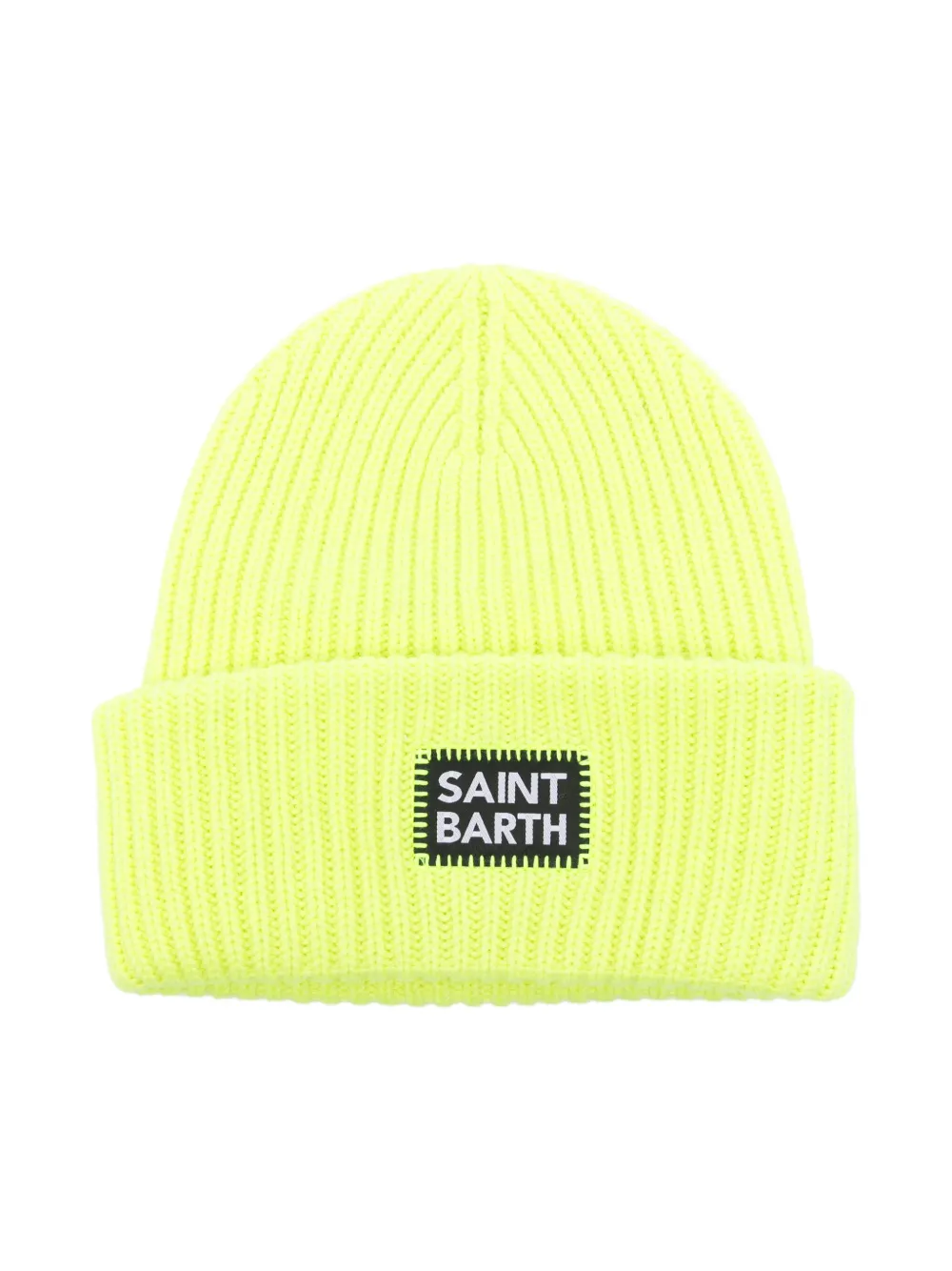 

Шапка бини с нашивкой-логотипом MC2 Saint Barth Kids, желтый